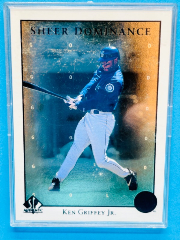 Photo 1 of 151222…upper deck sheer dominance Ken Griffey Jr. card SD1 in hard plastic case 