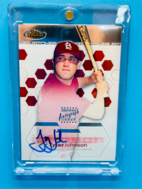 Photo 1 of 151223…autographed Tyler Johnson card 107 in hard plastic case 