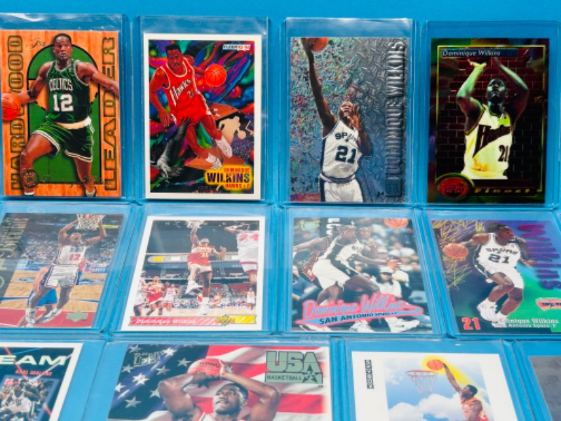 Photo 3 of 151243…Dominique Wilkins trading cards  in hard plastic sleeves 