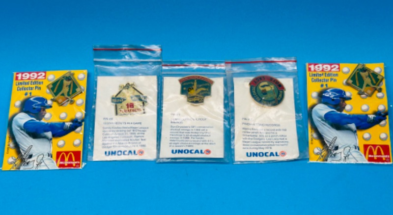 Photo 1 of 151253…vintage pins - Unocal and McDonald’s Ken Griffey Junior 