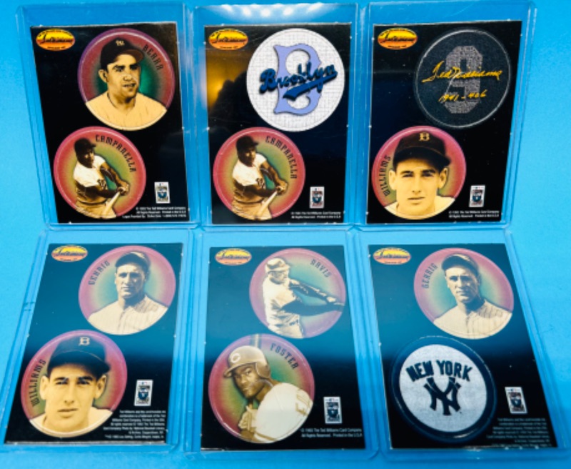 Photo 1 of 151259…1993 Ted Williams company POG cards in hard plastic sleeves 