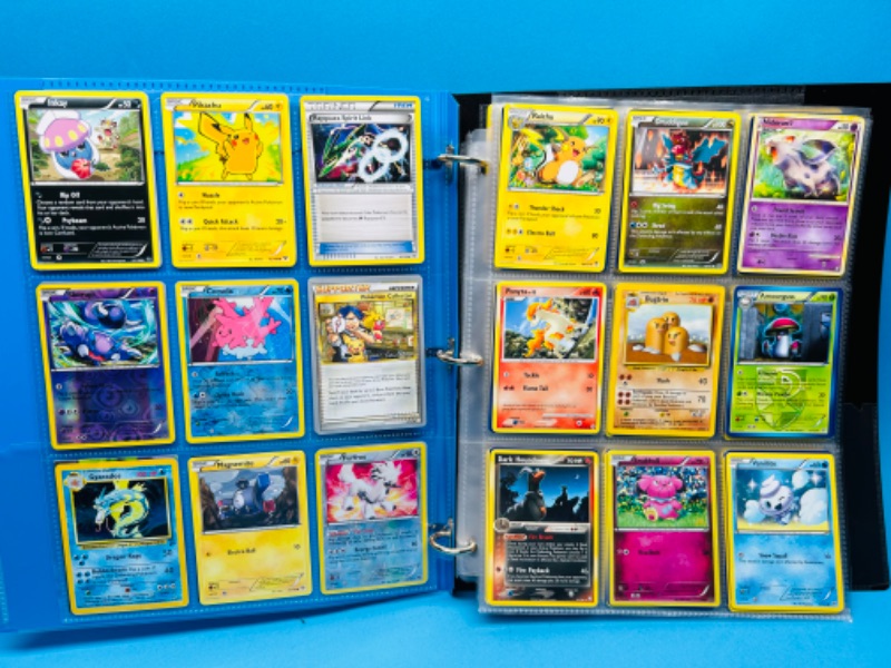 Photo 1 of 151271…180 mixed Pokemon trading cards in binder various dates 1995-2015