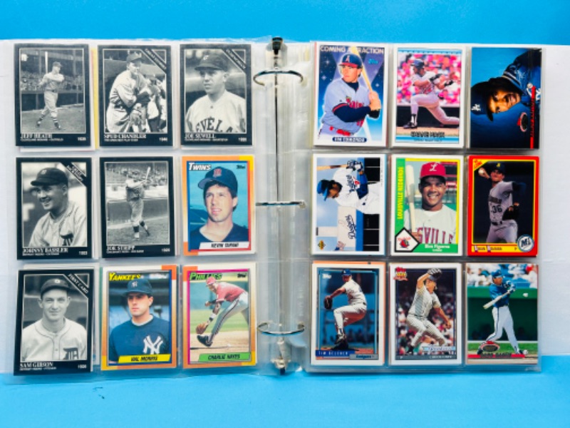 Photo 4 of 151273…324 mixed baseball trading cards in binder 