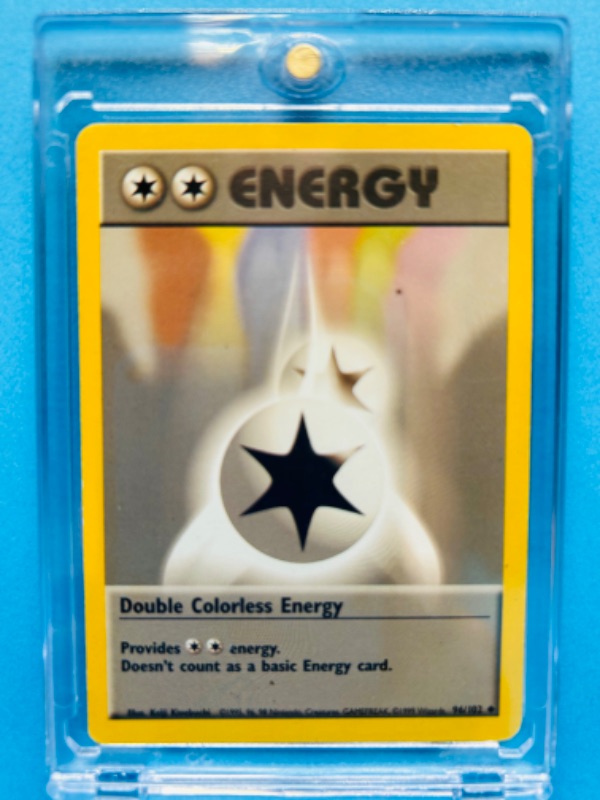 Photo 1 of 151307…Pokémon Energy card 96/102 in hard plastic case 