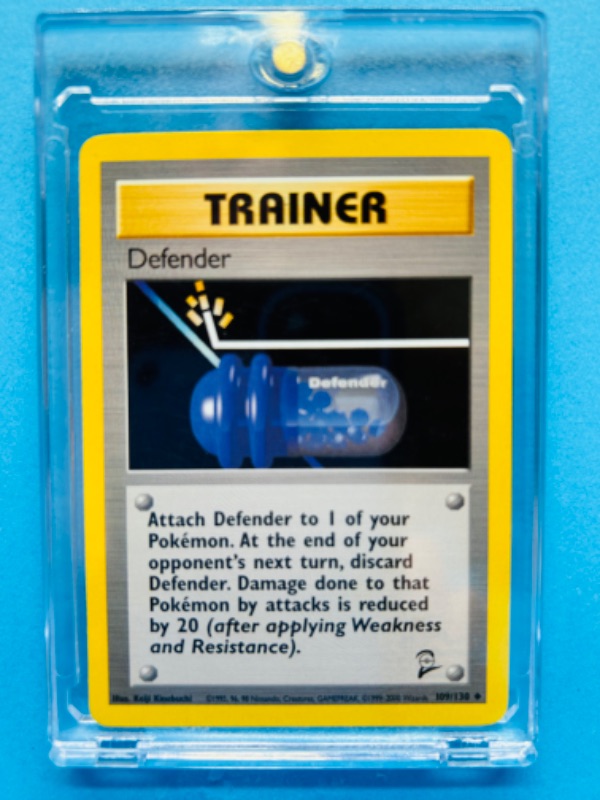 Photo 1 of 151311…Pokémon Trainer card 109/130 in hard plastic case 