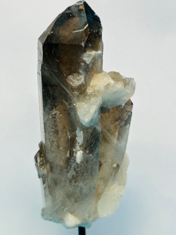 Photo 4 of 151316…5.5” smokey quartz rock on display stand-height includes stand