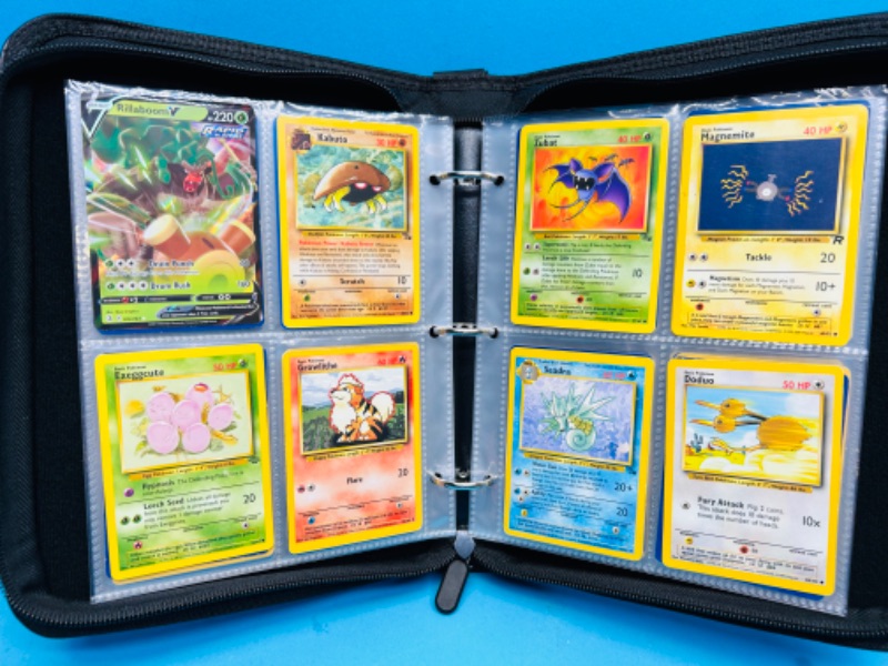 Photo 3 of 151327…104 mixed Pokémon cards in binder various dates 1995- present 