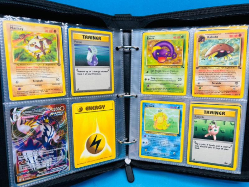 Photo 2 of 151327…104 mixed Pokémon cards in binder various dates 1995- present 