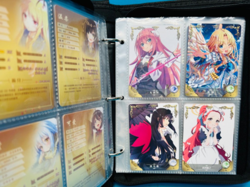 Photo 11 of 151342…60 Asian anime cards in binder 