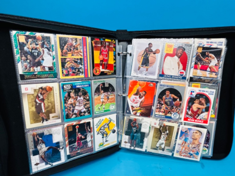 Photo 12 of 151343…378 mixed basketball cards in binder 