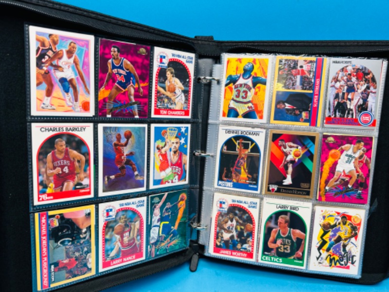 Photo 1 of 151343…378 mixed basketball cards in binder 