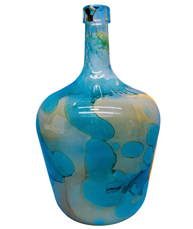 Photo 1 of 151368…10” glass vase bottle