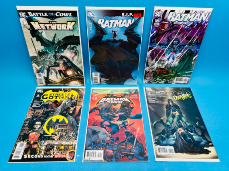 Photo 1 of 151378…6 Batman  comics in plastic sleeves 