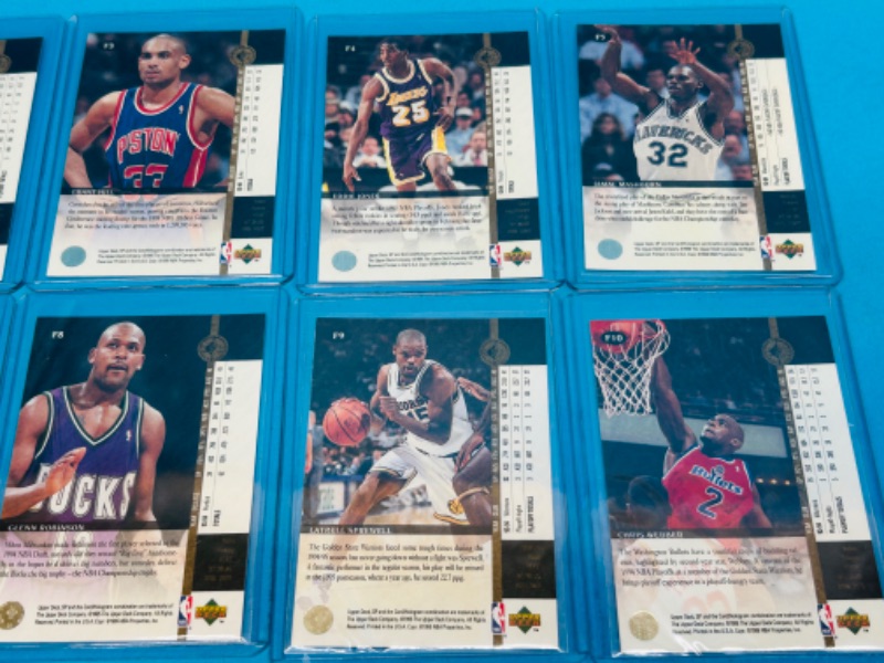 Photo 2 of 151386…Upper deck future playoff heroes card set 1-10 in hard plastic sleeves 