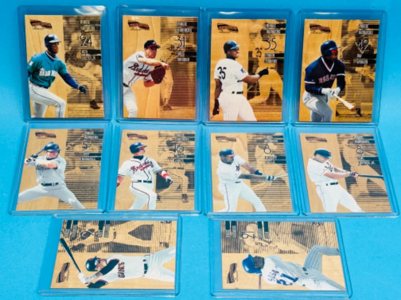 Photo 1 of 151401…magic numbers baseball card set 1-10  in hard plastic sleeves 