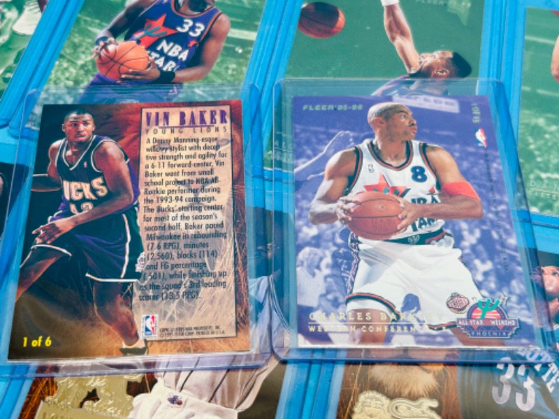 Photo 4 of 151404…2 basketball card sets- young lion 1-6, all Star weekend 1-13  in hard plastic sleeves 