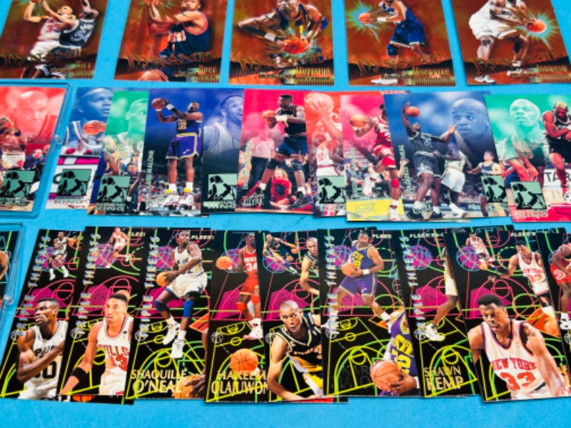 Photo 3 of 151405…3 basketball card sets- triple threats 1-10, rebound king 1-10, dynamic 1-12  in cases