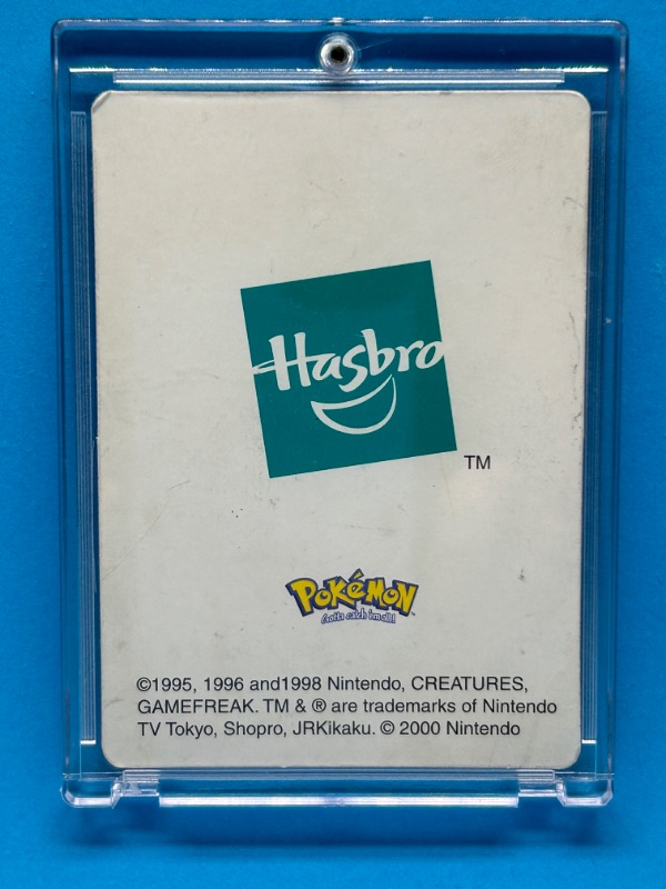 Photo 4 of 151409…hasbro Pokémon charizard lenticular 3-D promo card in hard plastic case 