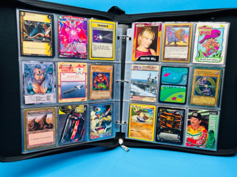 Photo 11 of 151425…252 mixed character and game cards in binder 