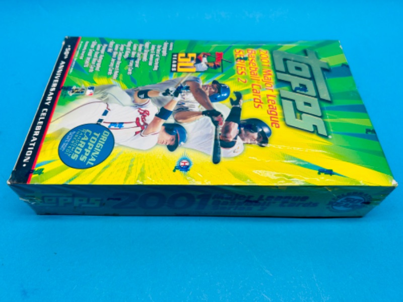 Photo 4 of 151429…sealed Topps 2001 baseball cards series 2 box 50th anniversary 36 packs