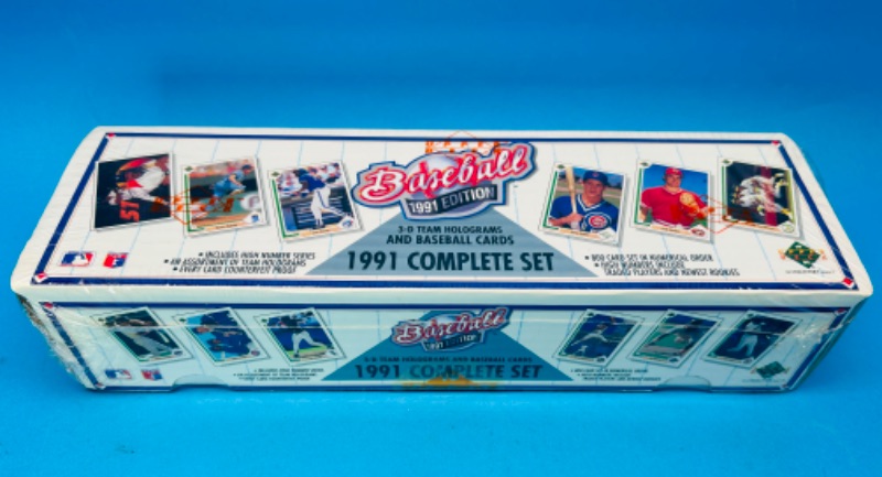 Photo 1 of 151432…sealed Upper Deck baseball 1991 edition box 800 cards 