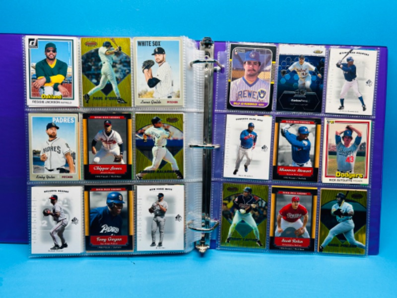 Photo 10 of 151433…288 mixed baseball trading cards in binder 