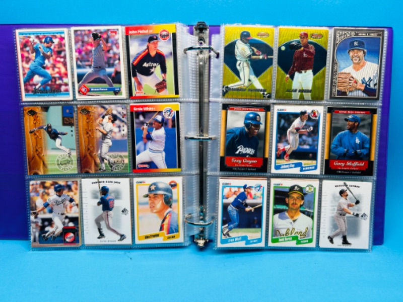 Photo 12 of 151433…288 mixed baseball trading cards in binder 