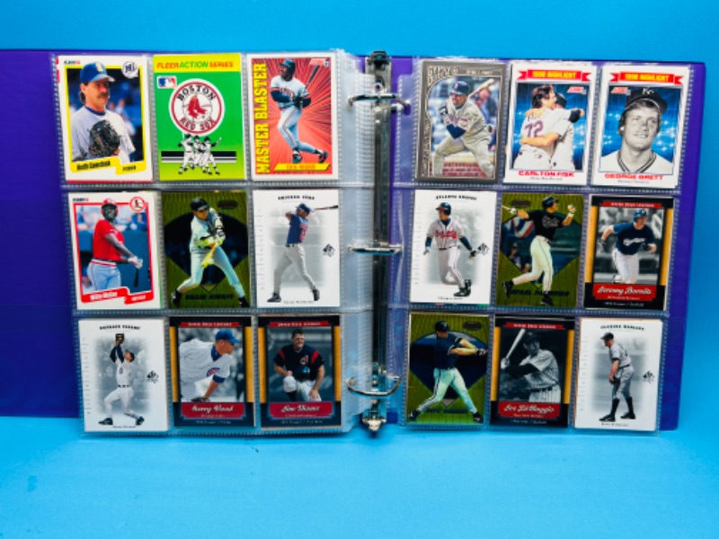 Photo 6 of 151433…288 mixed baseball trading cards in binder 