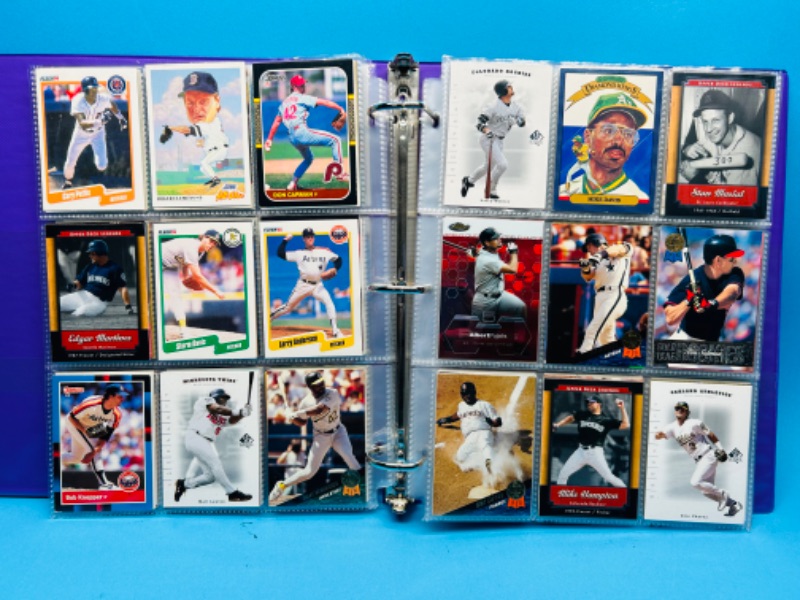 Photo 9 of 151433…288 mixed baseball trading cards in binder 