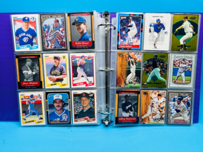 Photo 8 of 151433…288 mixed baseball trading cards in binder 