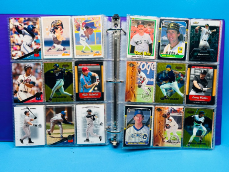 Photo 11 of 151433…288 mixed baseball trading cards in binder 