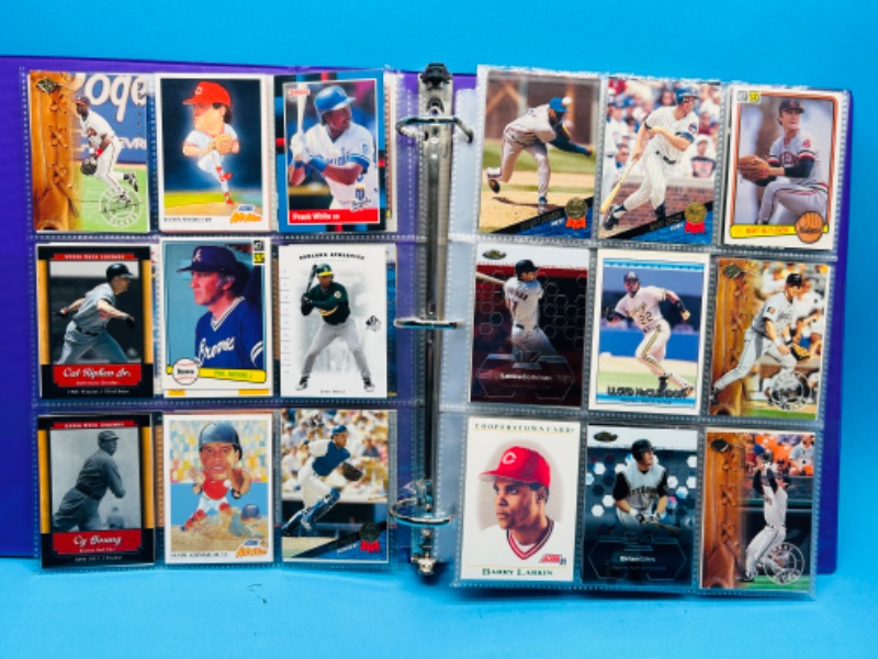 Photo 15 of 151433…288 mixed baseball trading cards in binder 