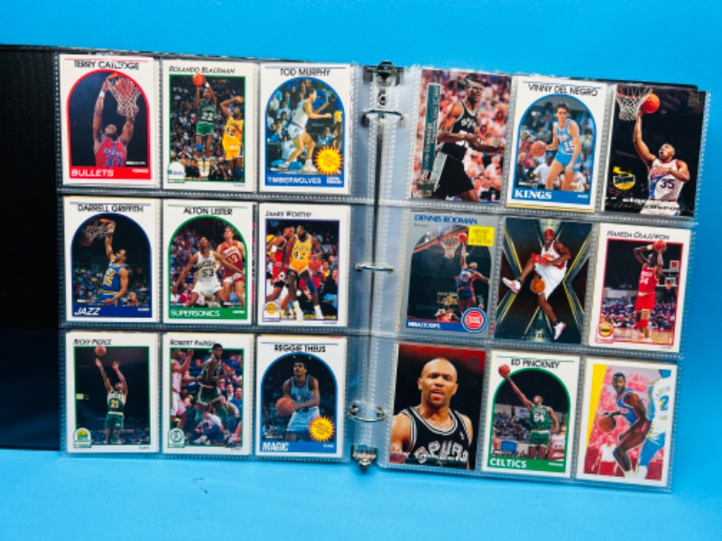 Photo 12 of 151434…252 mixed basketball trading cards in binder 