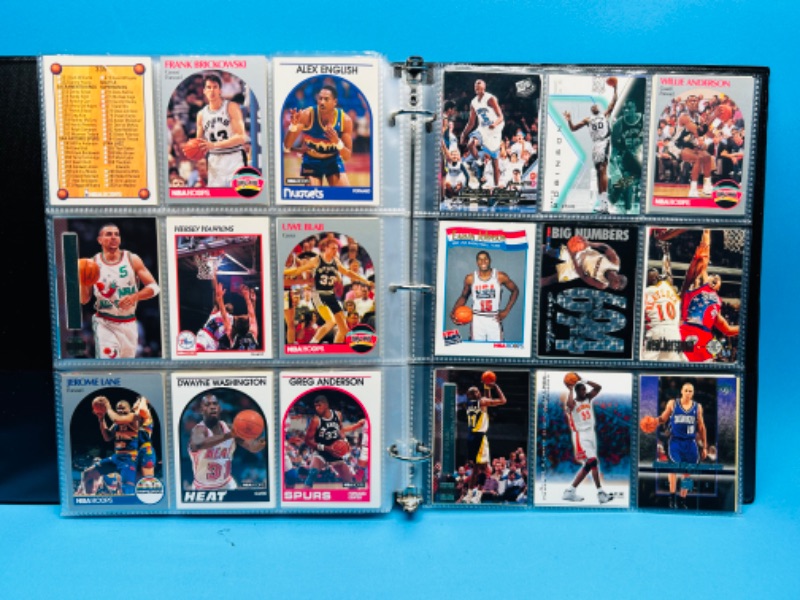 Photo 10 of 151434…252 mixed basketball trading cards in binder 