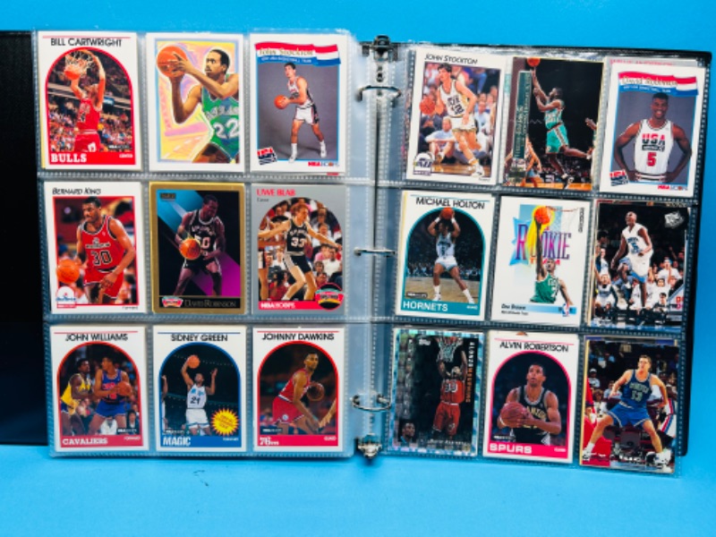 Photo 8 of 151434…252 mixed basketball trading cards in binder 