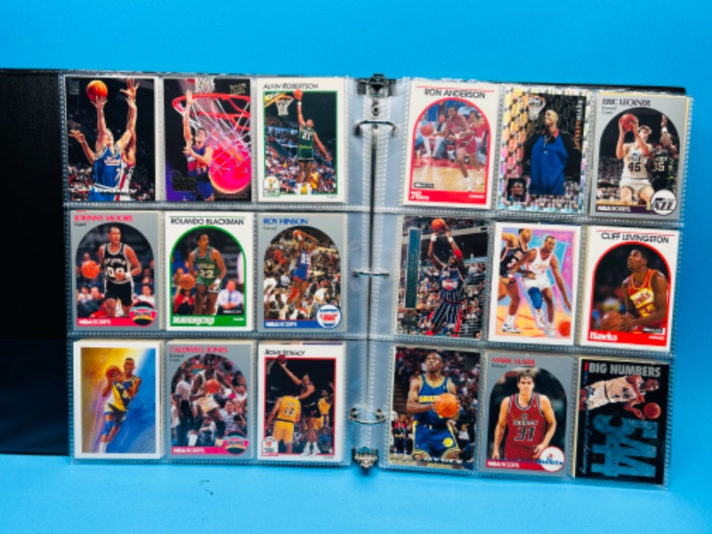 Photo 11 of 151434…252 mixed basketball trading cards in binder 