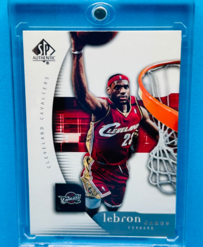 Photo 1 of 151437…Upper deck LeBron James card 14 in hard plastic case