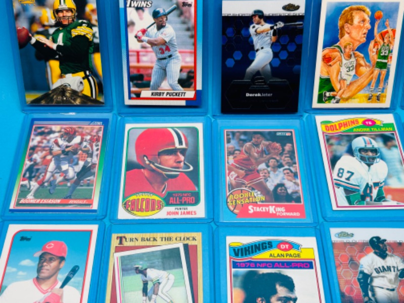 Photo 1 of 151438…15 collection sports cards  cards in hard plastic sleeves 