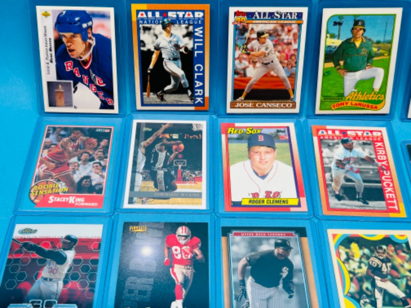 Photo 3 of 151439…15 collectible sports cards  in hard plastic sleeves 