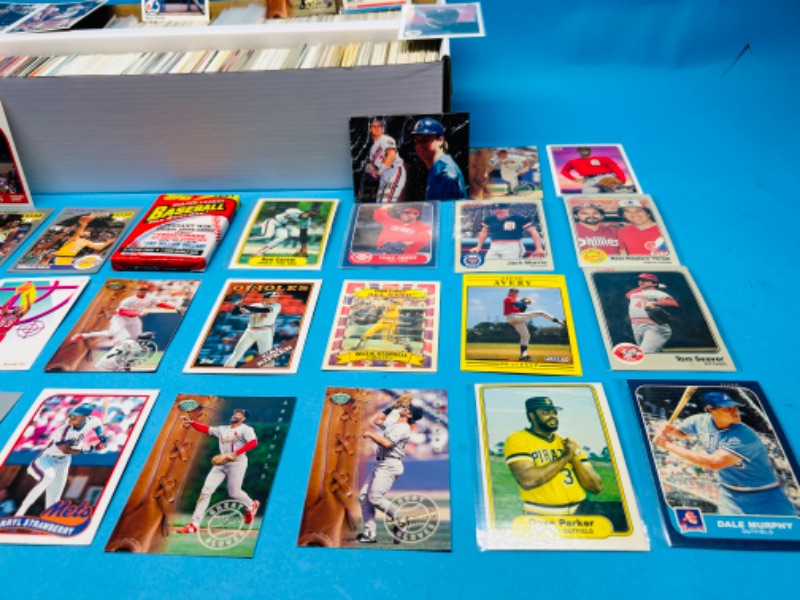 Photo 4 of 151444…1500+ mixed baseball and basketball cards in box 