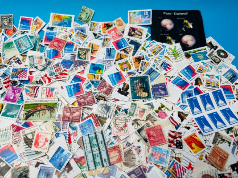 Photo 4 of 151446…hundreds of used vintage stamps 