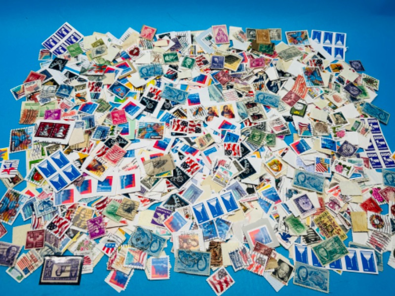 Photo 5 of 151448… hundreds of used vintage stamps 