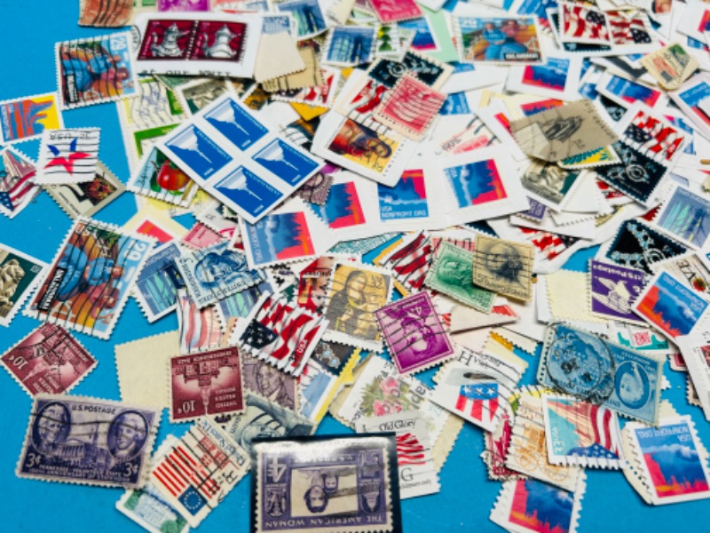 Photo 7 of 151448… hundreds of used vintage stamps 