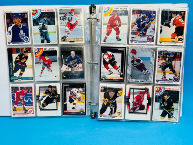 Photo 3 of 151474…final sale no returns no refunds -288 mixed hockey trading cards in binder-picture of each page