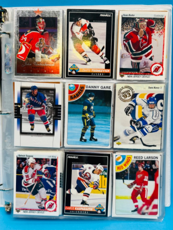 Photo 14 of 151474…final sale no returns no refunds -288 mixed hockey trading cards in binder-picture of each page