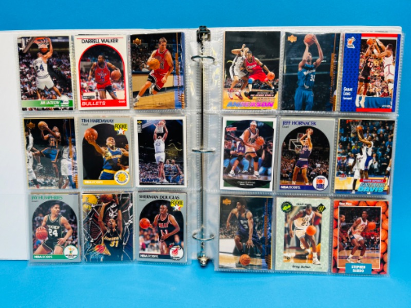 Photo 3 of 151475…final sale no returns no refunds -252 mixed basketball cards in binder-picture of each page