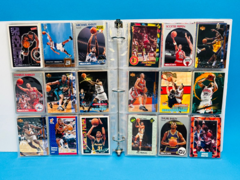 Photo 8 of 151475…final sale no returns no refunds -252 mixed basketball cards in binder-picture of each page