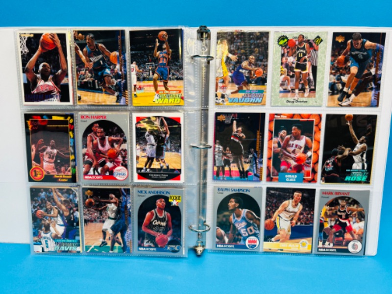 Photo 14 of 151475…final sale no returns no refunds -252 mixed basketball cards in binder-picture of each page