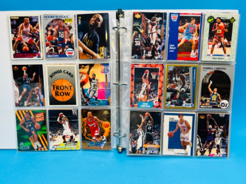 Photo 13 of 151475…final sale no returns no refunds -252 mixed basketball cards in binder-picture of each page