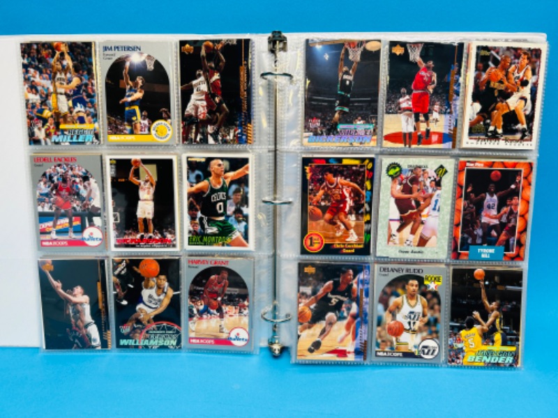 Photo 7 of 151475…final sale no returns no refunds -252 mixed basketball cards in binder-picture of each page